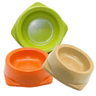 주문을 받아서 만들어진 크기 세라믹 애완 동물 그릇, 애완 동물 먹이 그릇 녹색/주황색/베이지 색깔 협력 업체